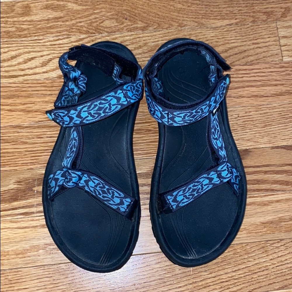 TEVA Black/Blue Sandals